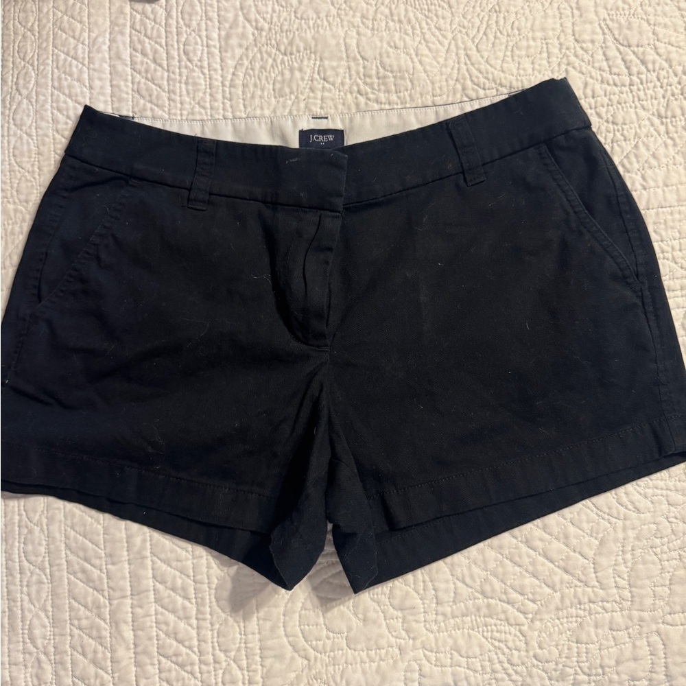J. Crew Black Women's Chino Bermuda Shorts